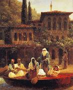 Ivan Aivazovsky Boat Ride by Kumkapi in Constantinople oil painting